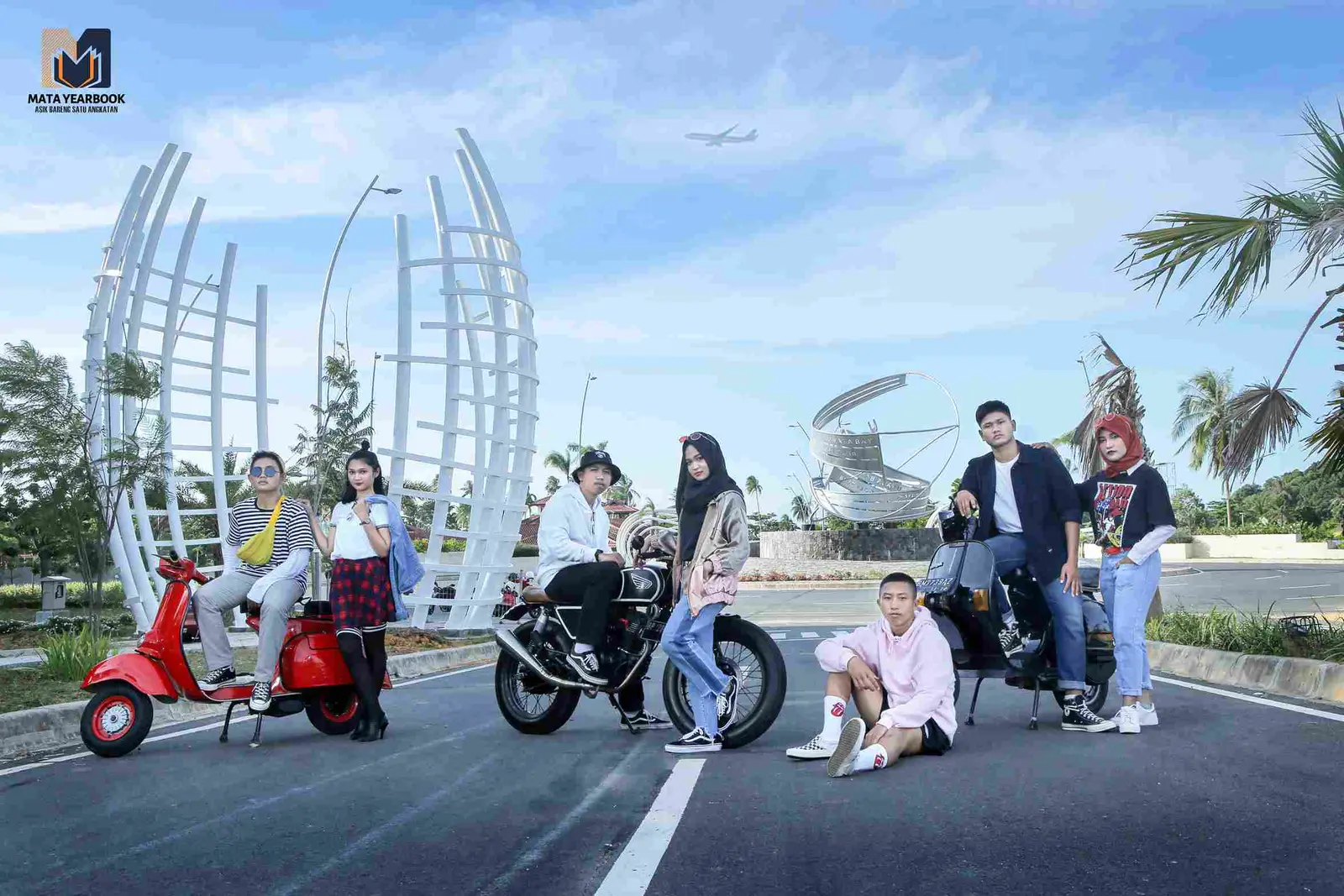 Photoshoot tematik siswa oleh Mata Yearbook